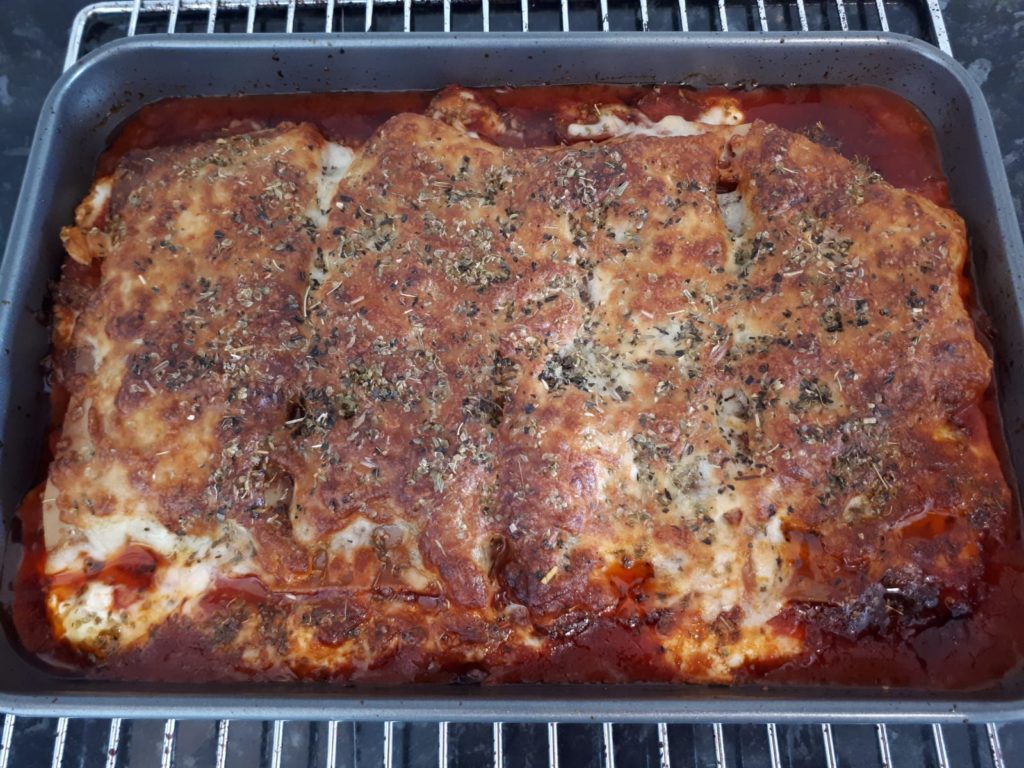 Chorizo lasagne
