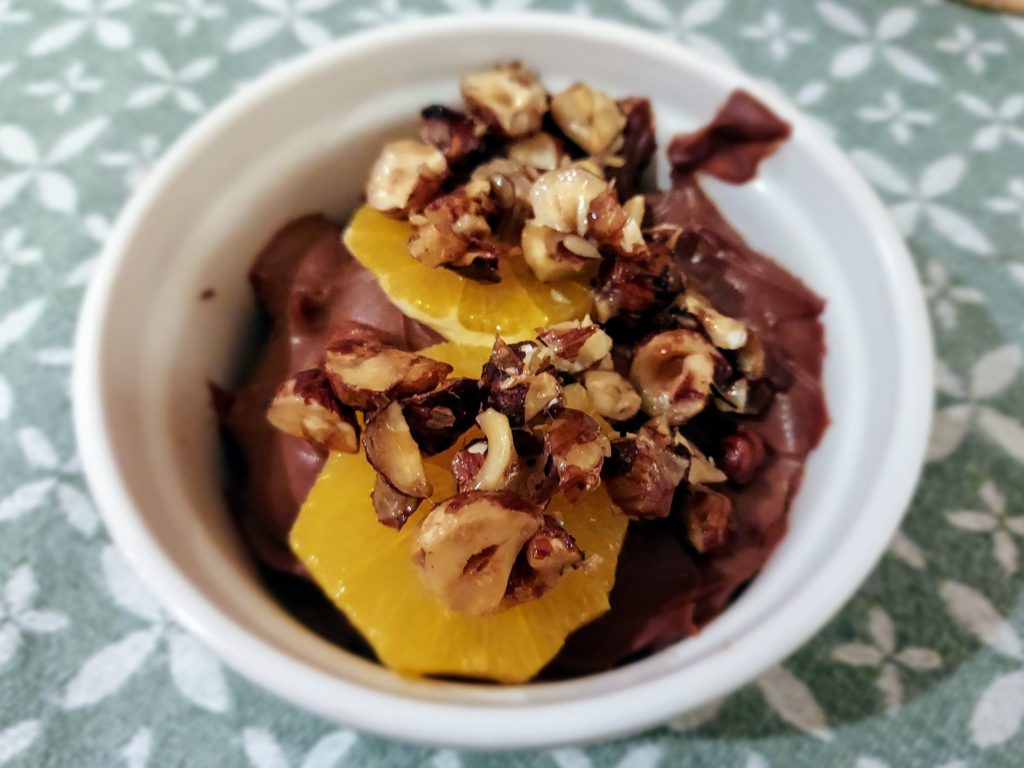 Chocolate Orange Cheesecake Pots