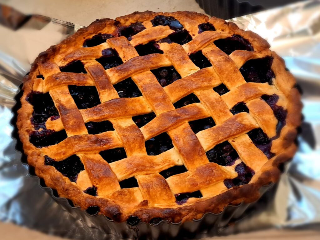 Blueberry pie